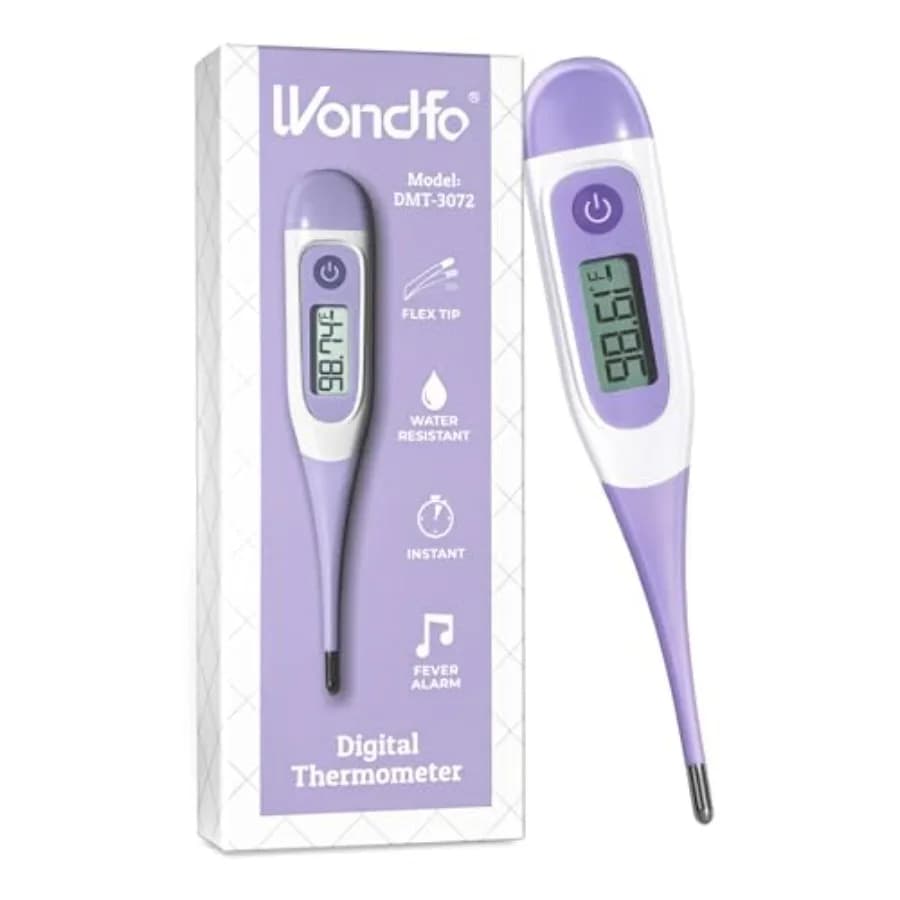 Digital Basal Thermometer for Women Fertility BBT Thermometer for Ovulation and Pregnancy Tracking High Accuracy and LCD Displa