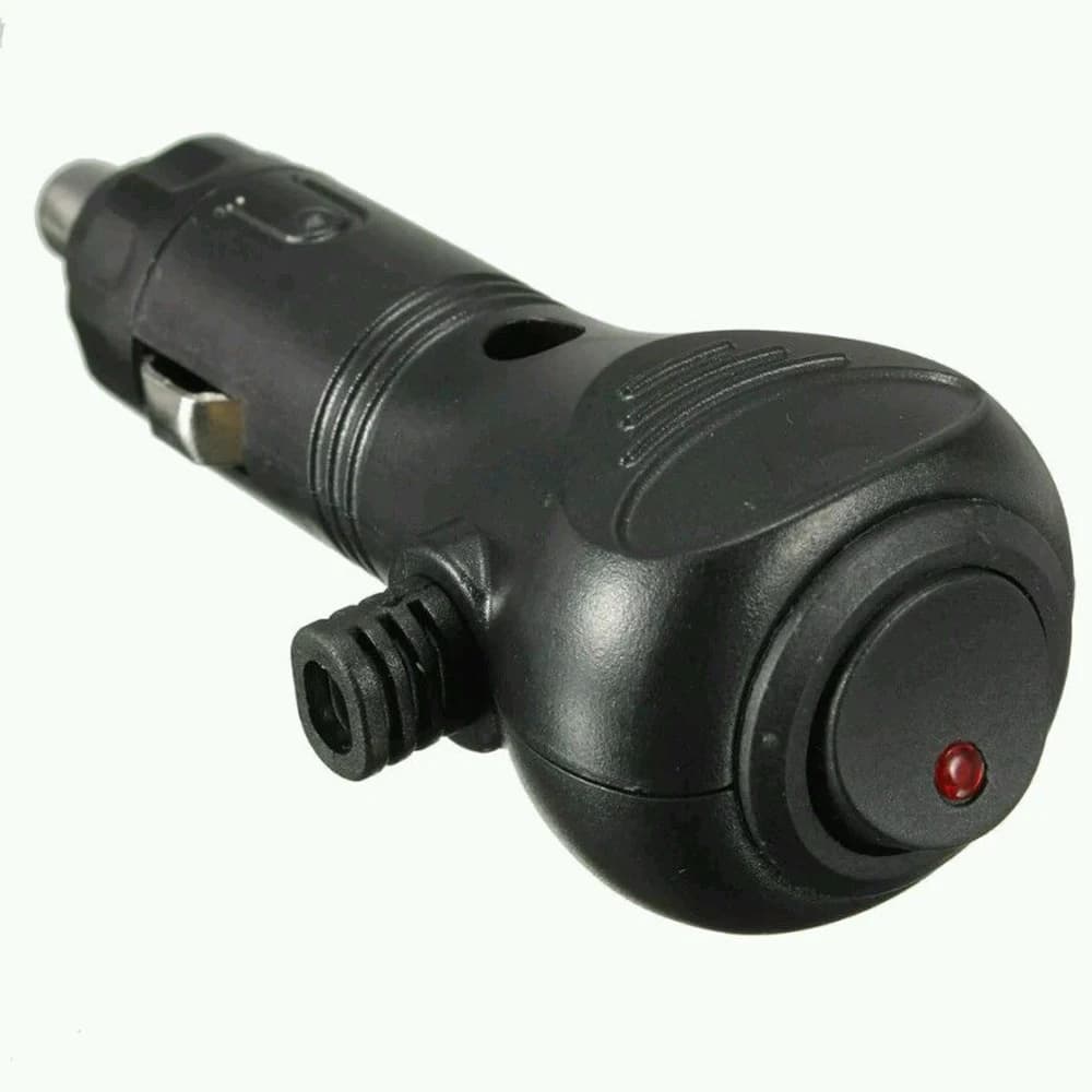 1Pc Auto Accendisigari Presa Spina 12V Maschio Connettore del Caricatore LED Interruttore On-Off Accessori Per Veicoli di Alta Qualità Universale
