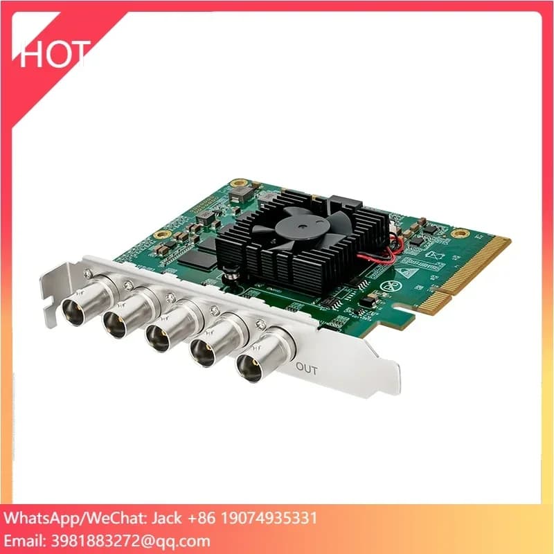 TC210N5SDI 4 canali 12G 6G 3G Ingresso SDI 1 canale Uscita 12G-SDI 8K 4K60fps 2K 1080p Scheda di acquisizione e uscita in streaming live