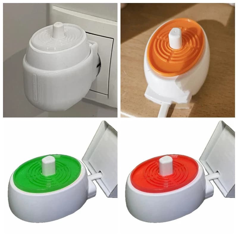 USB Portable Charger for Electric Toothbrush, Complete Charging Base with EU/US Adapters, Light Travel Dock Plug and Play