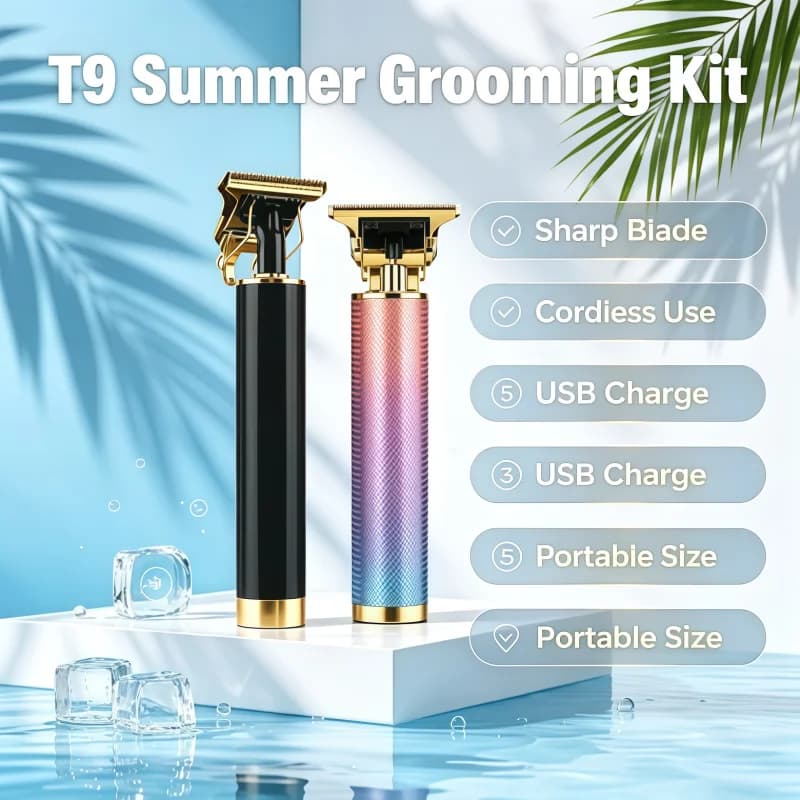 New Professional Barber Clipper Kit /Accessories for Men|USB Fast Charging|Beard/Body/Hair Trimmer | Precision Electric Shaver