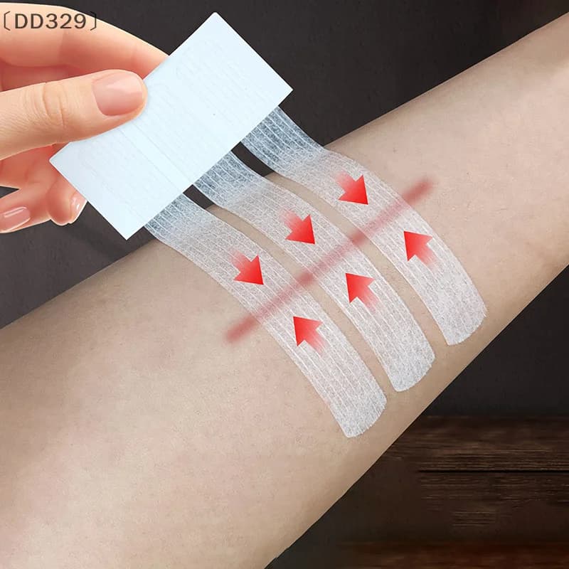 maveraDD329 Vauum3/5/6 Pz Nastro di Chiusura della Ferita Adesivo Sterile Benda Medica Striscia di Riparazione Della Pelle Kit di Primo Soccorso Nastro Chirurgico Traspirante