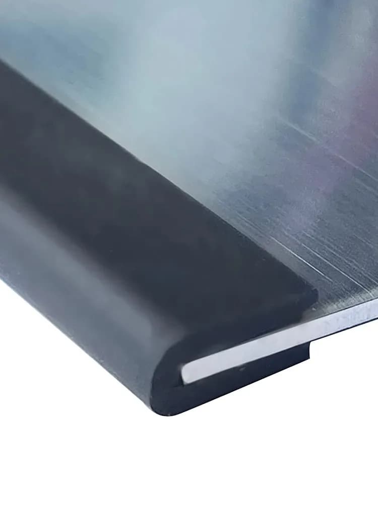 1M Black U Shaped Rubber Edge Guard Groove 0.5mm-40mm Sealing Weatherstrip Anti Collision Protector For Car Glass Metal Panel