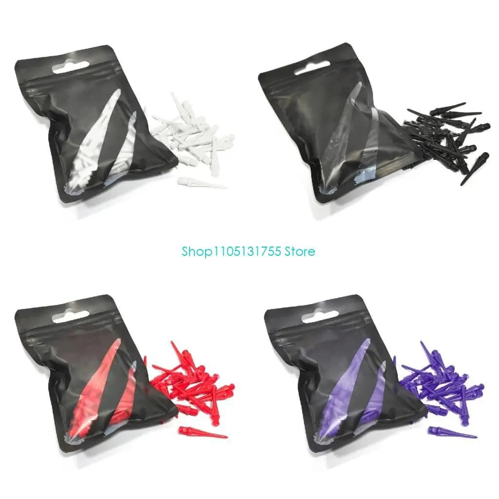 K0EF 100 pezzi punta in plastica per freccette punta morbida per freccette 2BA accessori per freccette con punta ricambio