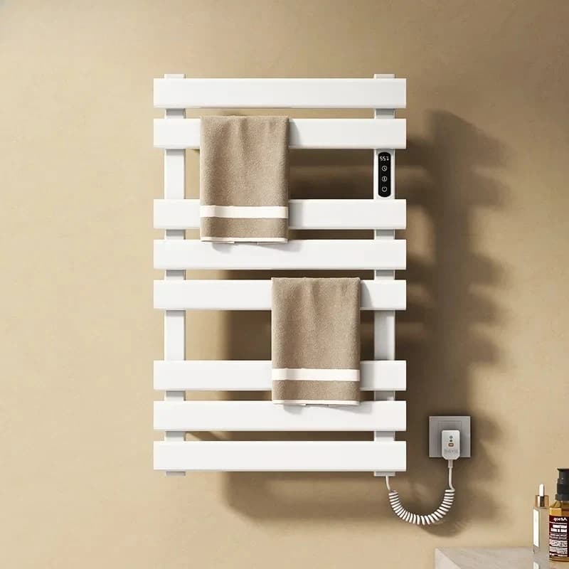 Electric towel rack Bathroom toilet Carbon fiber heating towel bar Intelligent constant temperature