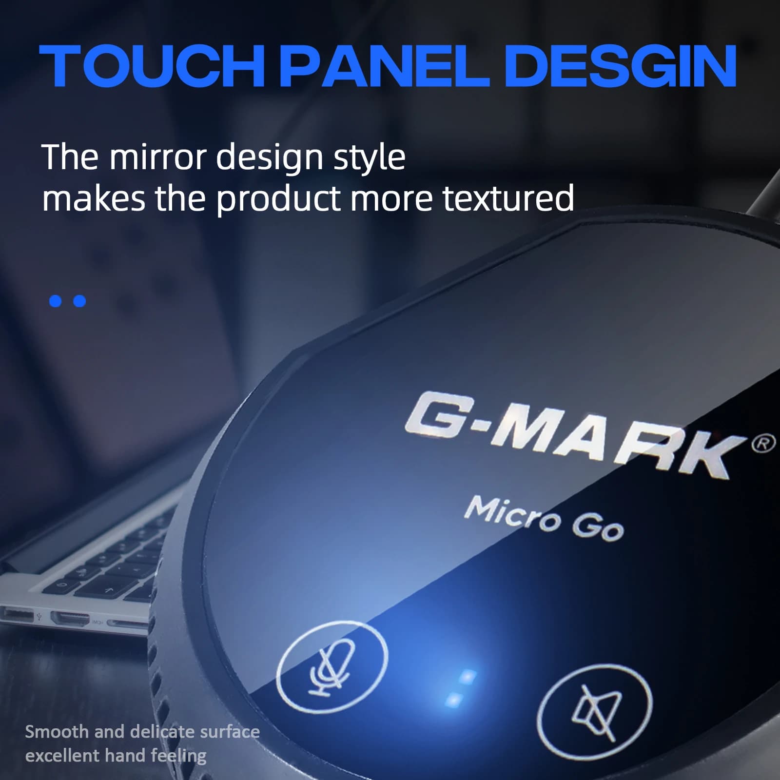 USB Speakerphone Microphone Speakers G-MARK Micro Go Conference Compatible with Leading Platforms Plug and Plays
