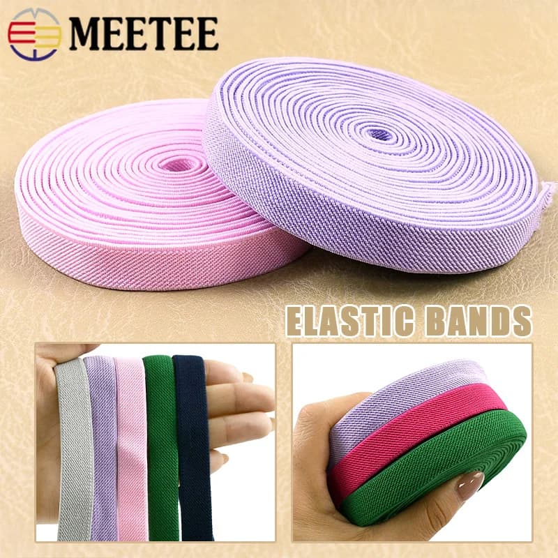 Nastro Elastico in Nylon da 25mm, 5/10/20 Metri, per Pantaloni, Jeans, Cinture, Biancheria Intima, Accessori per Cucito Fai-da-Te