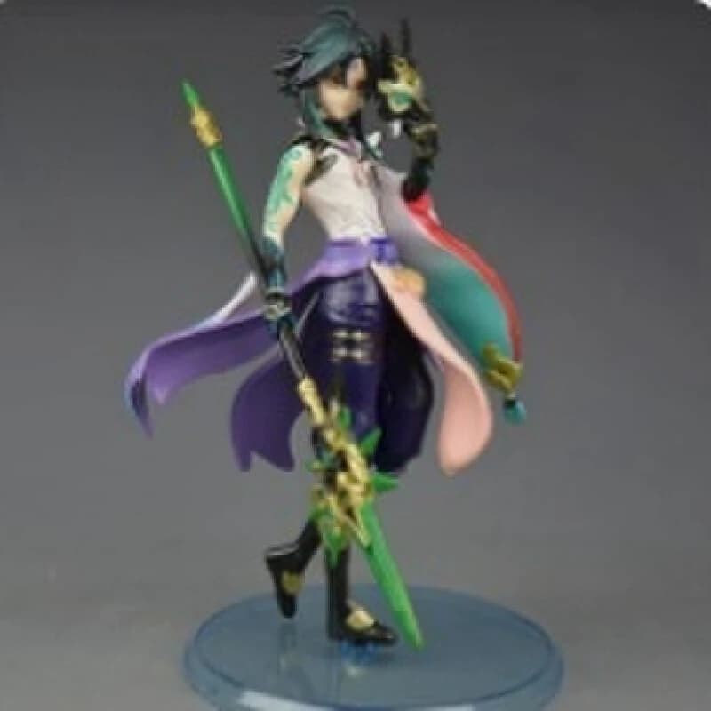 Statuetta Action Figure di Xiao di Genshin Impact, Statua Collezionabile in PVC, Personaggio Anime del Gioco, Ornamento Decorativo da Scrivania per Collezionisti Adulti