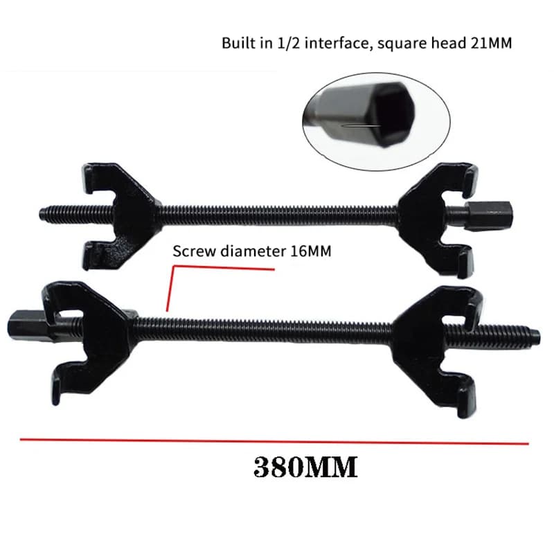 Set di strumenti per compressore a molla per ammortizzatore da 1/2 pezzi, gancio per artiglio per riparazione auto e rimozione rotolo, manuale, speciale