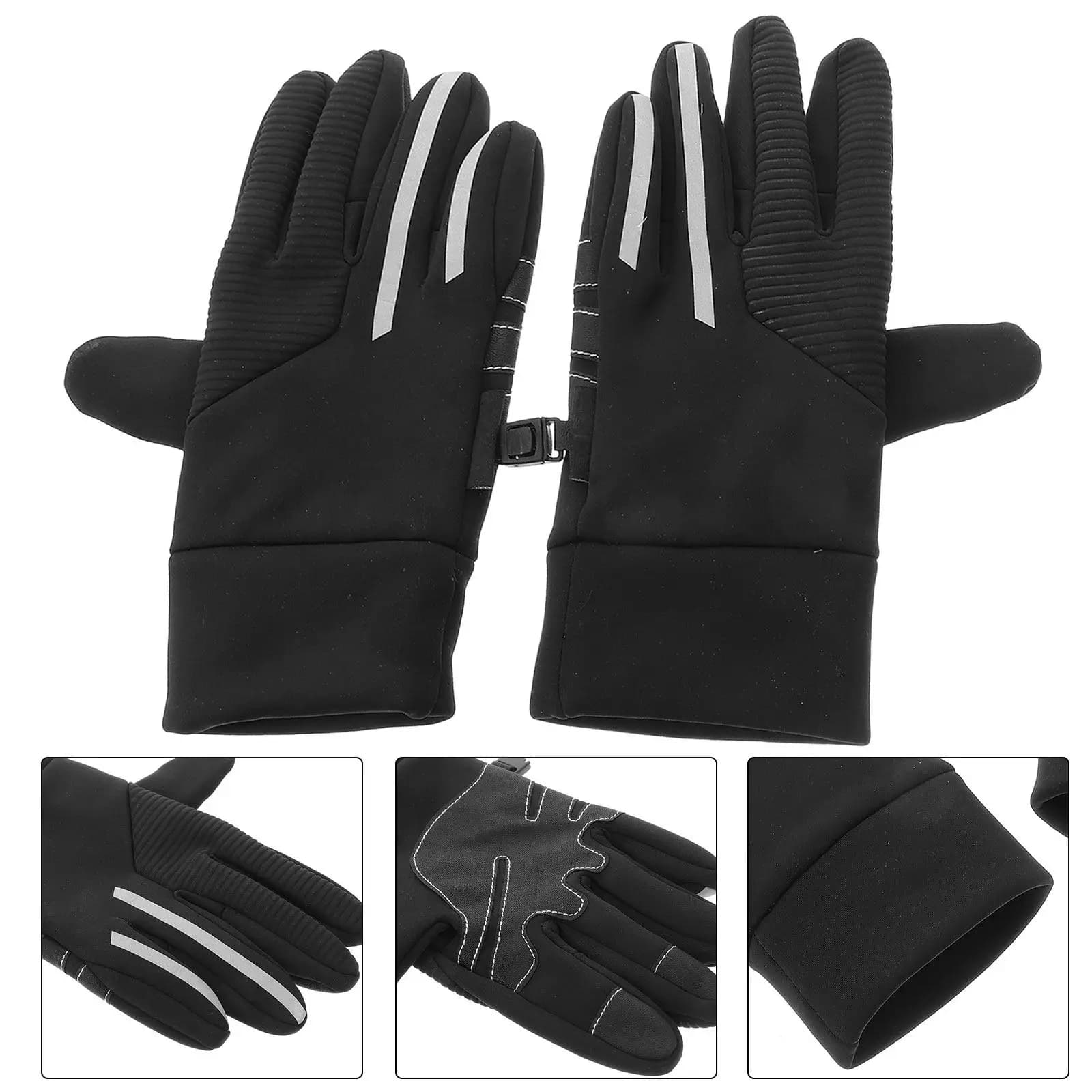 1 Pair Waterproof Touch Screen Fishing Gloves Thermal Winter Gloves for Men Women Cycling Outdoor Sport Workout Glove