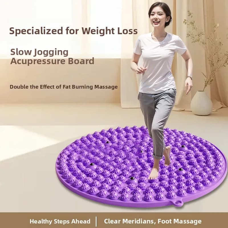 Tappetino per massaggio plantare da interno, tappetino speciale per la pressione del piede secondo la medicina cinese, per esercizi di corsa e yoga a casa, attrezzatura fitness