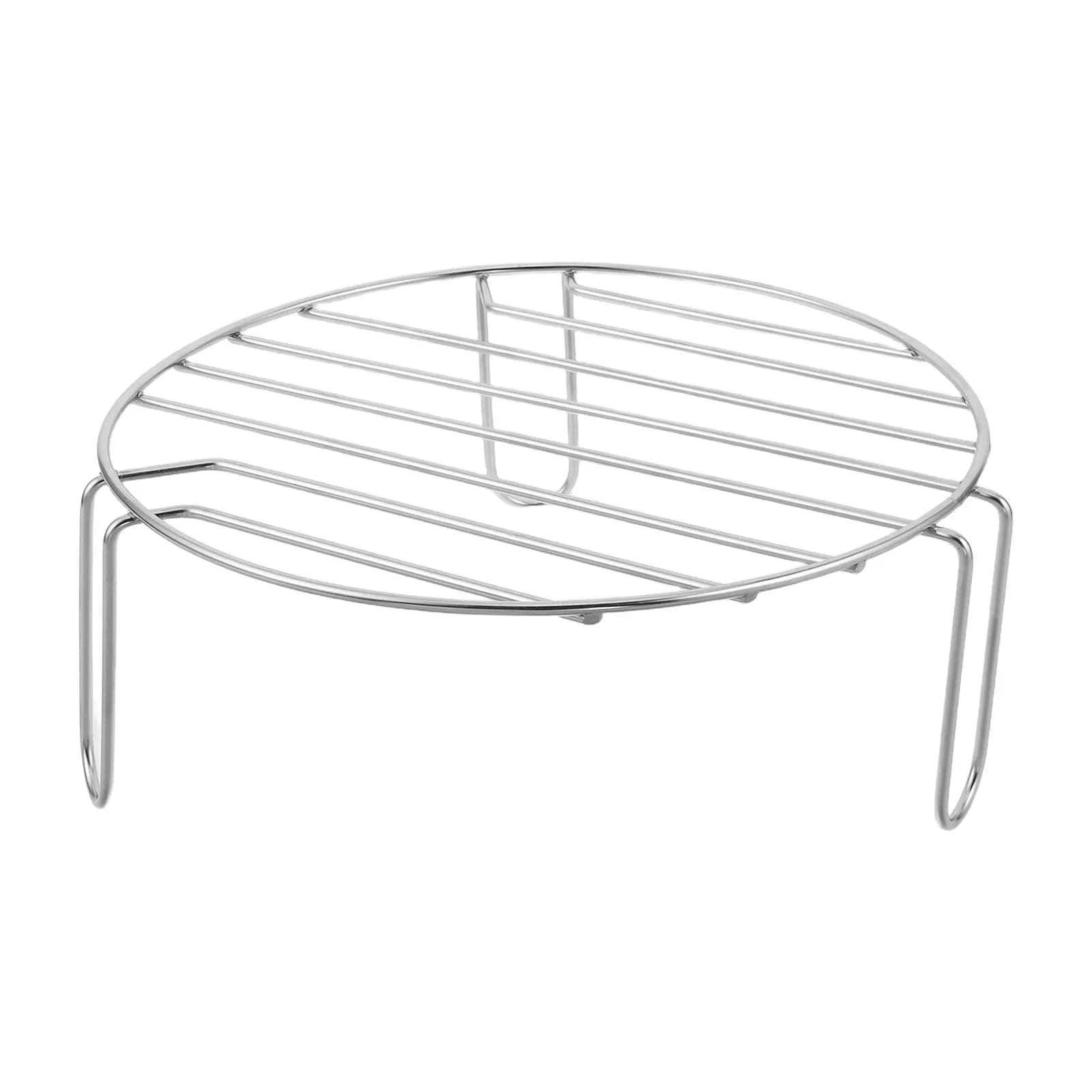 Round Air Fryer Rack 8 Inch Stainless Steel Stackable Cooking Grilling Roasting Baking Dehydrating Rack Nonstick Air Fryer