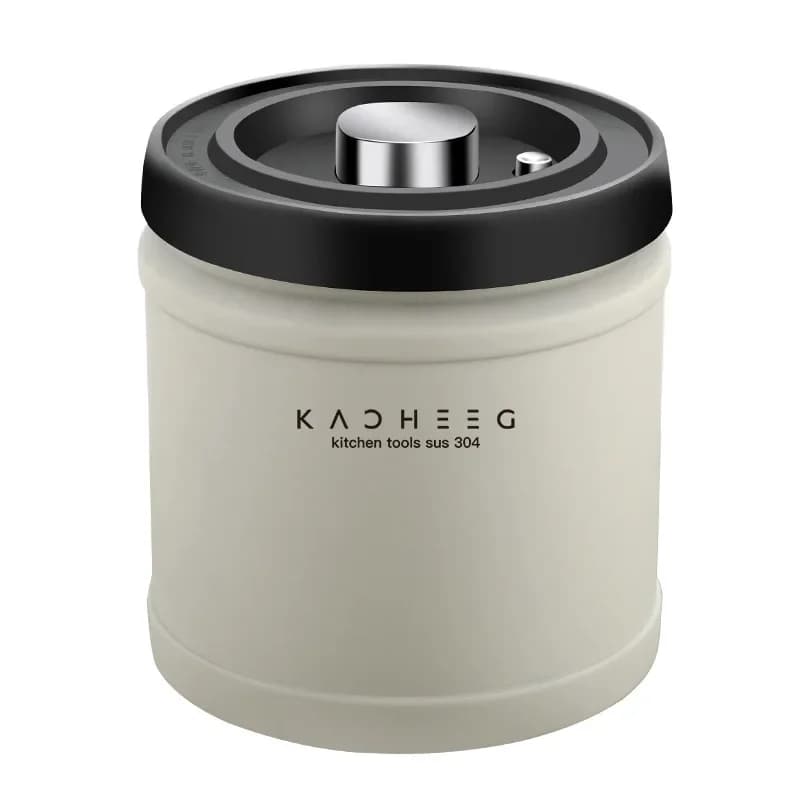 Stainless Steel Coffee Container Airtight Vacuum Sealed Canister for Coffee Beans Food Storage Kitchen Organizer Jar