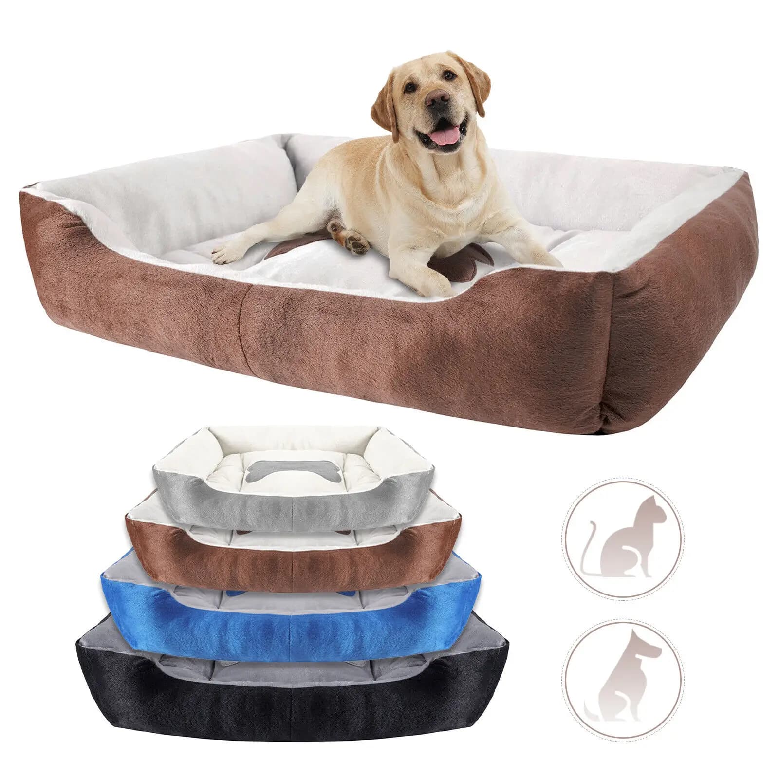 Cuccia per animali domestici comoda cuccia per animali domestici cuccia per cani di taglia piccola, media e grande cuccia calda