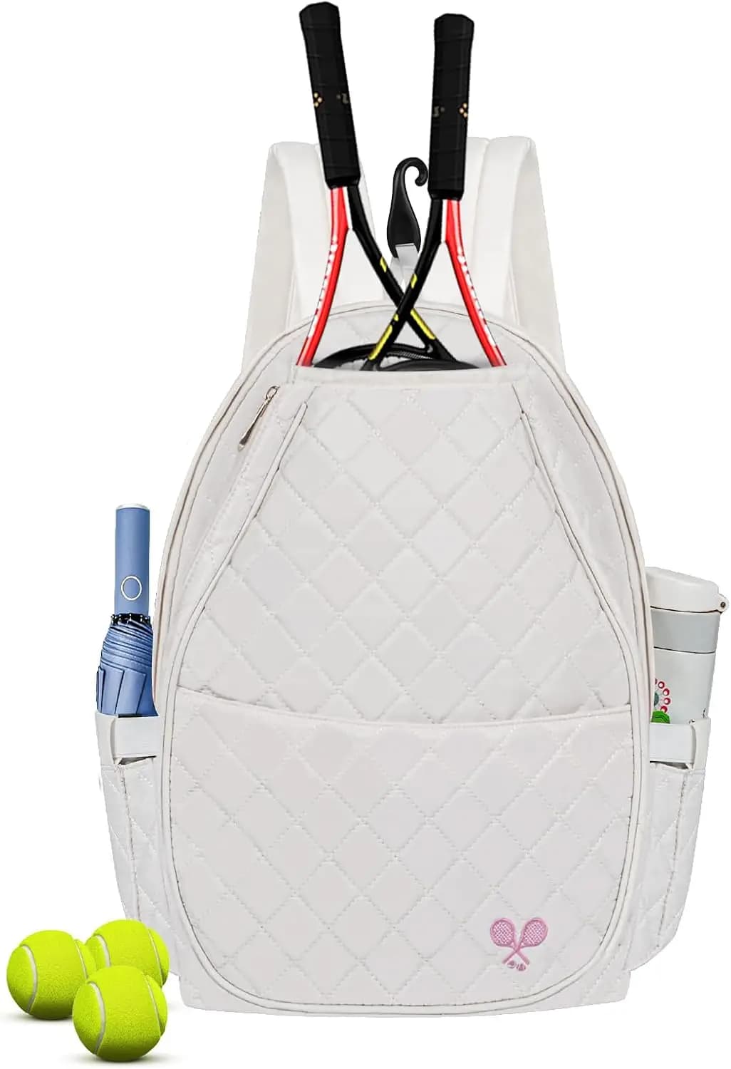 Tennis Backpack for Women, Pickleball Racket Bag, Water-Resistant Sling Tote, Gym Travel Duffle, Cute Gift