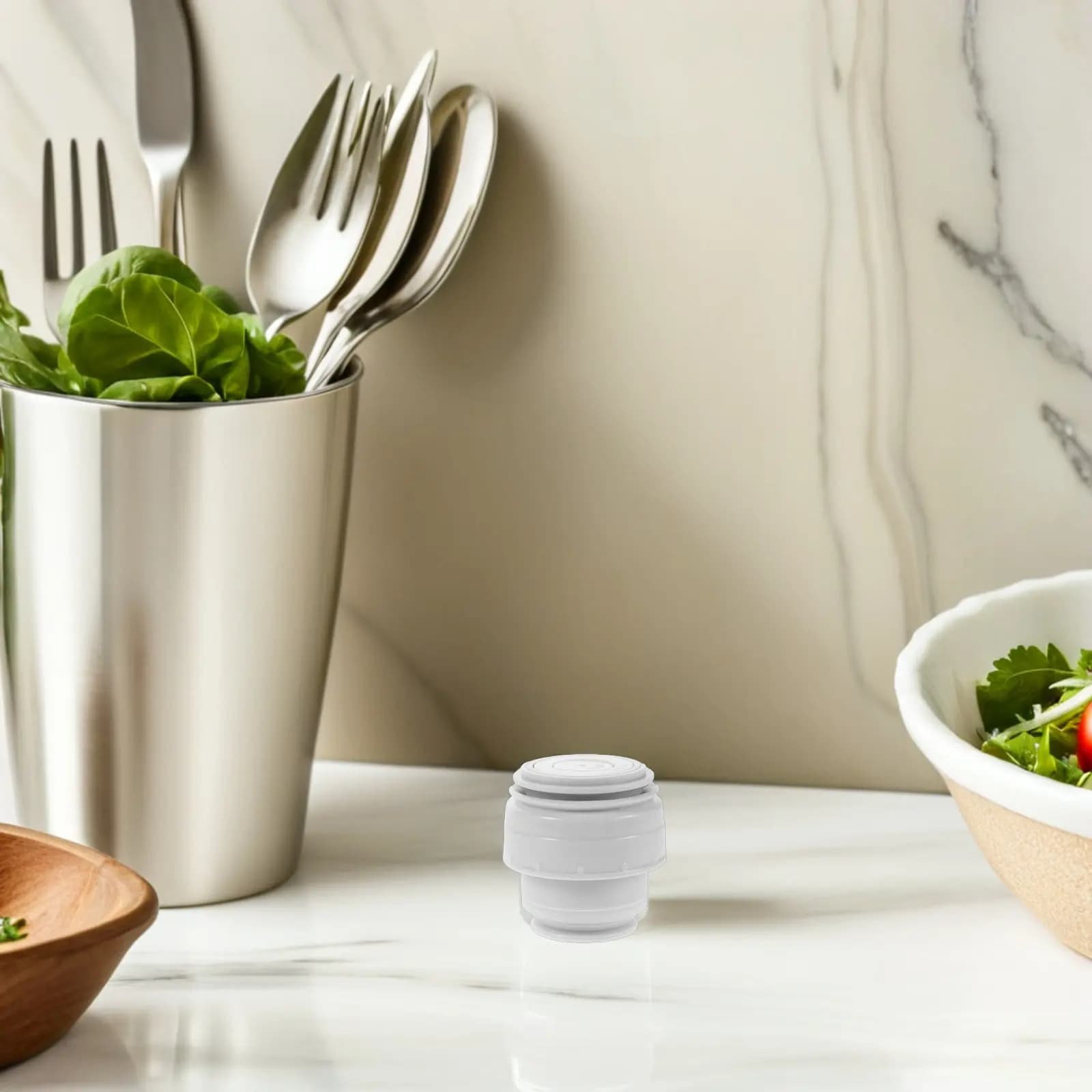 Coperchio Sostituibile per Bottiglia Termica, Tappo Sigillante Antigoccia per Bocca da 4,5 cm, Coperchio di Ricambio in Plastica per Borraccia