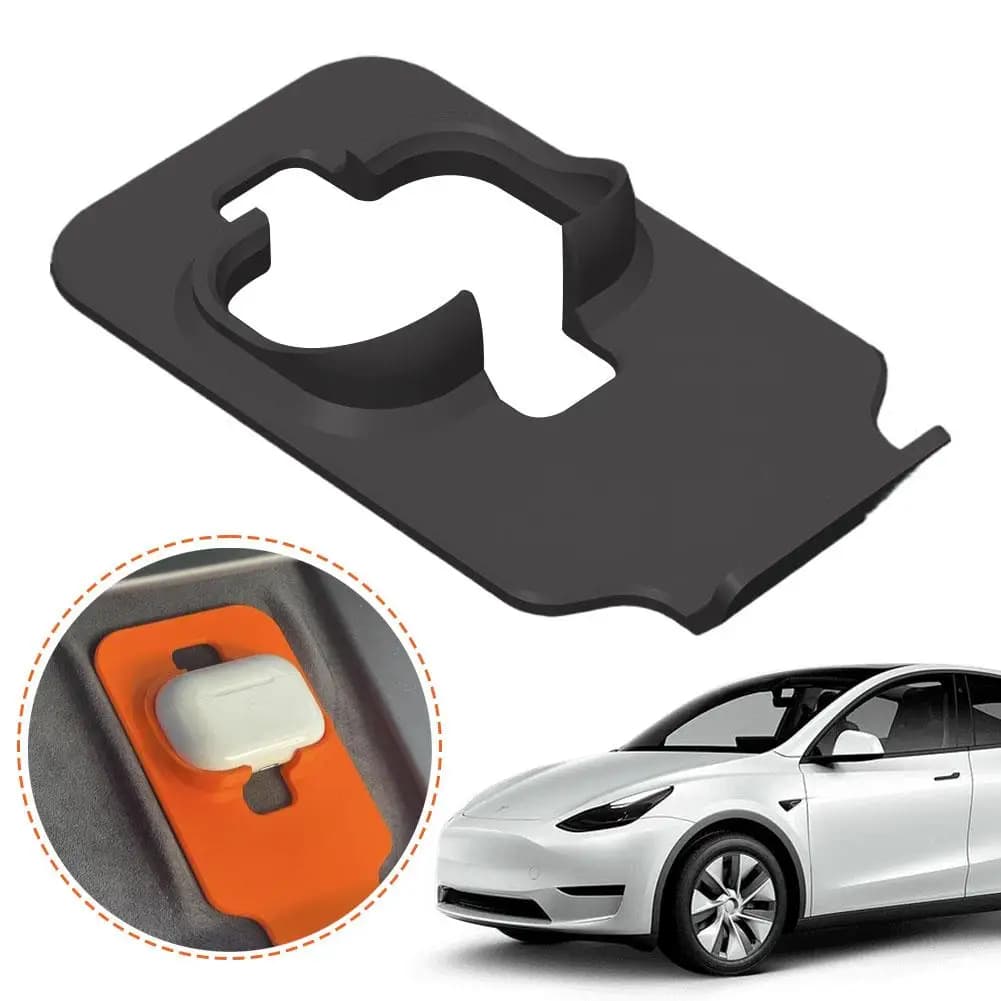 Supporto di ricarica wireless per auricolari 1PCS per 3/Y, supporto antiscivolo per console centrale auto, supporto di ricarica wireless per AirPods Pro, accessori auto