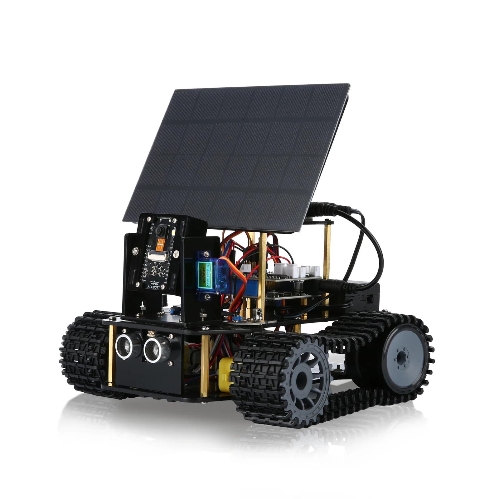 ACBEBOTT Auto Robot ESP32 a Energia Solare con Telecamera WiFi, Controllo IoT e Kit Educativo con Tracciamento del Movimento per Arduino