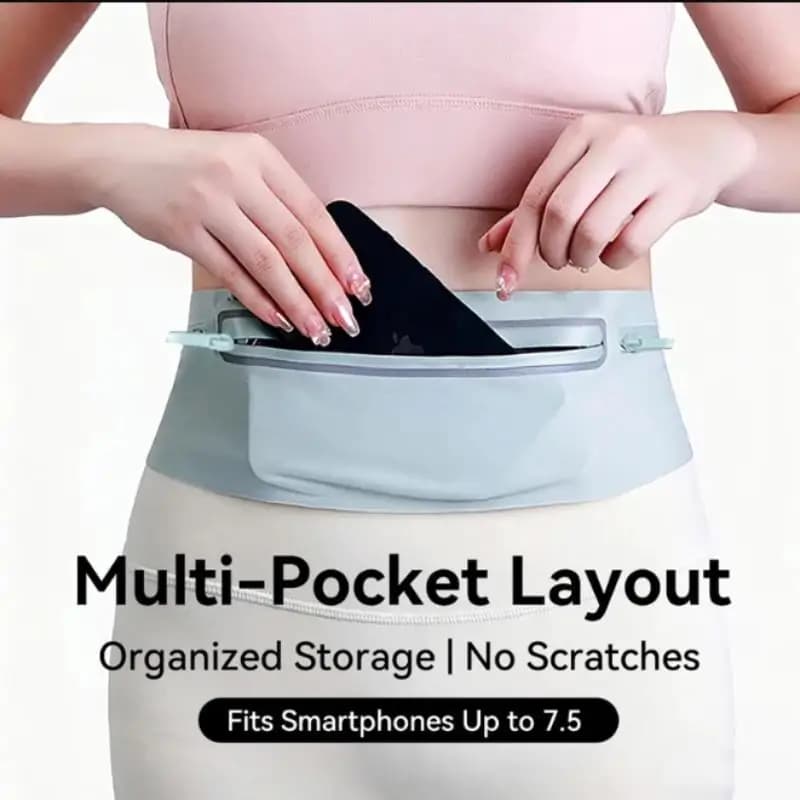 Seamless Running Belt Waist Bag High Capacity Sports Design for Fashion Outdoor Workout and Running Essentials
