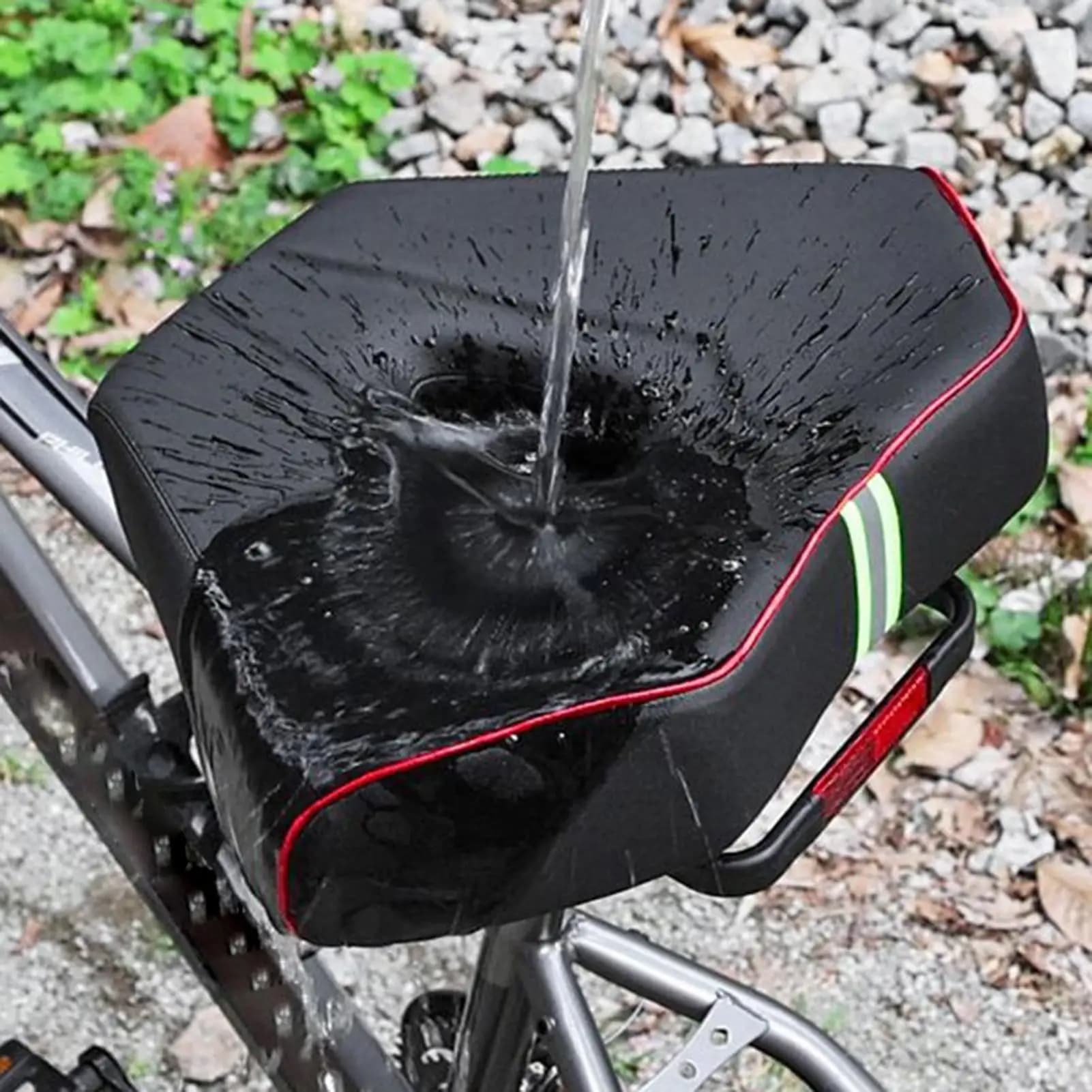Sedile per mountain bike Cuscino ampio per sedile per bici Cuscino ergonomico ammortizzante Accessori per ciclismo per uomini Donne Viaggi per giovani ciclisti