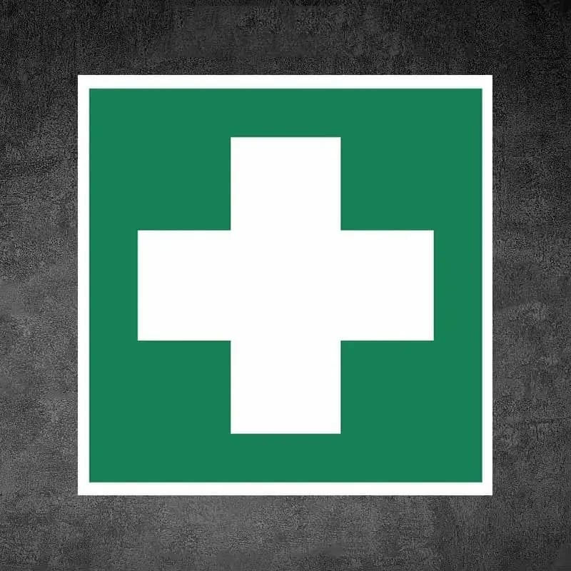 Kit di pronto soccorso Adesivo per auto Decalcomania autoadesiva per lunotto posteriore e paraurti automobilistici Adesivo impermeabile Y216