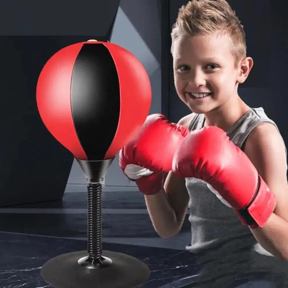 Toy for children's boxing bag, boxing ball, antistress, with suction cup, interactive puzzle, for adults and children