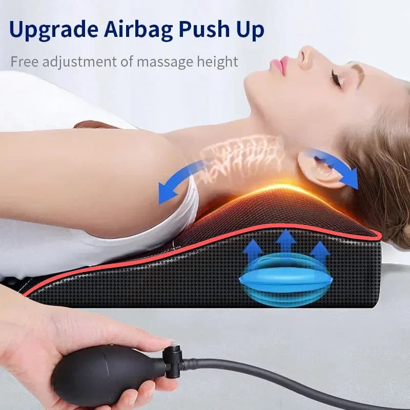 Massaggiatore elettrico per spalle e collo domestico, cuscino multifunzionale per massaggio cervicale e lombare