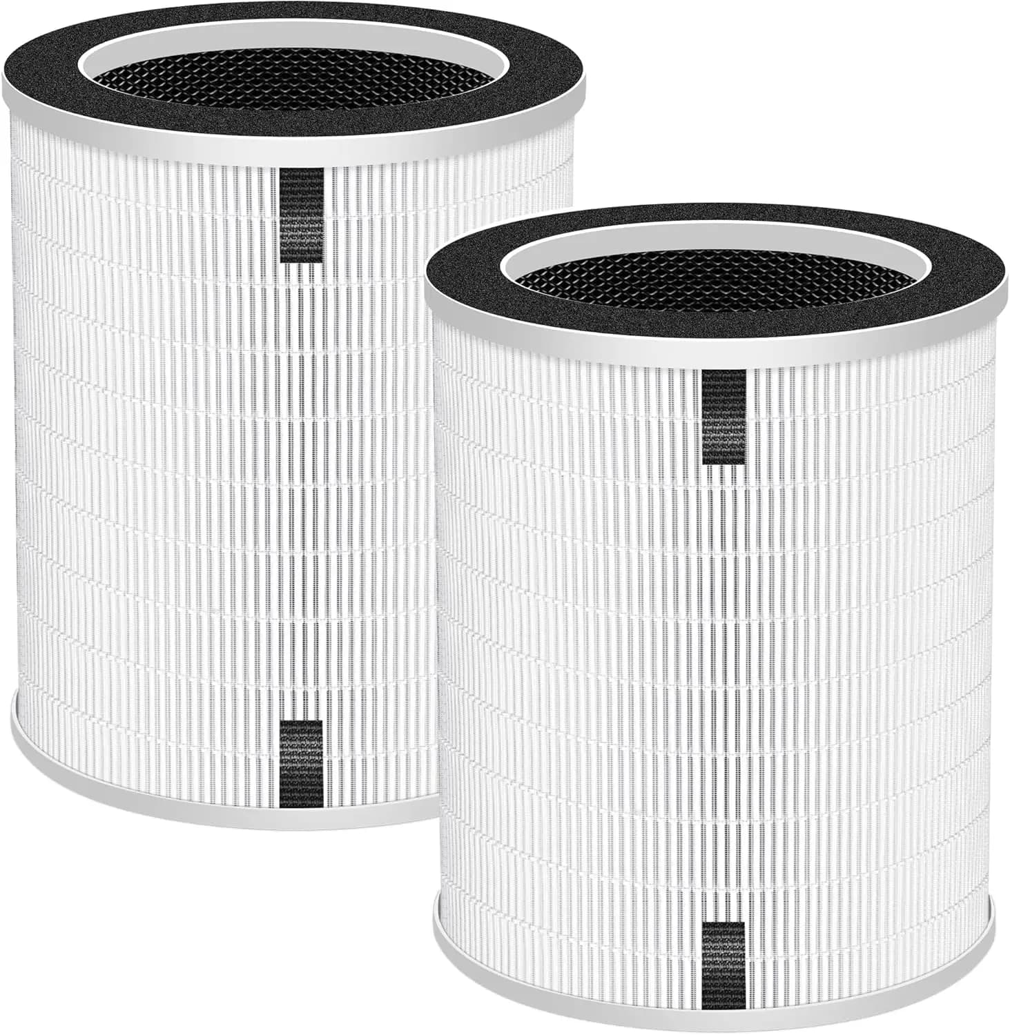 Filtro di Ricambio HEPA 13 per Purificatore d'Aria, Compatibile con Diversi Modelli, Filtrazione a 3 Stadi per Aria Pulita