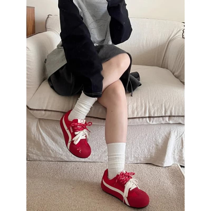 Women's German Training Shoes 2025 New Spring Autumn Fashion Hot Sports Shoes Casual Comfortable White Shoes