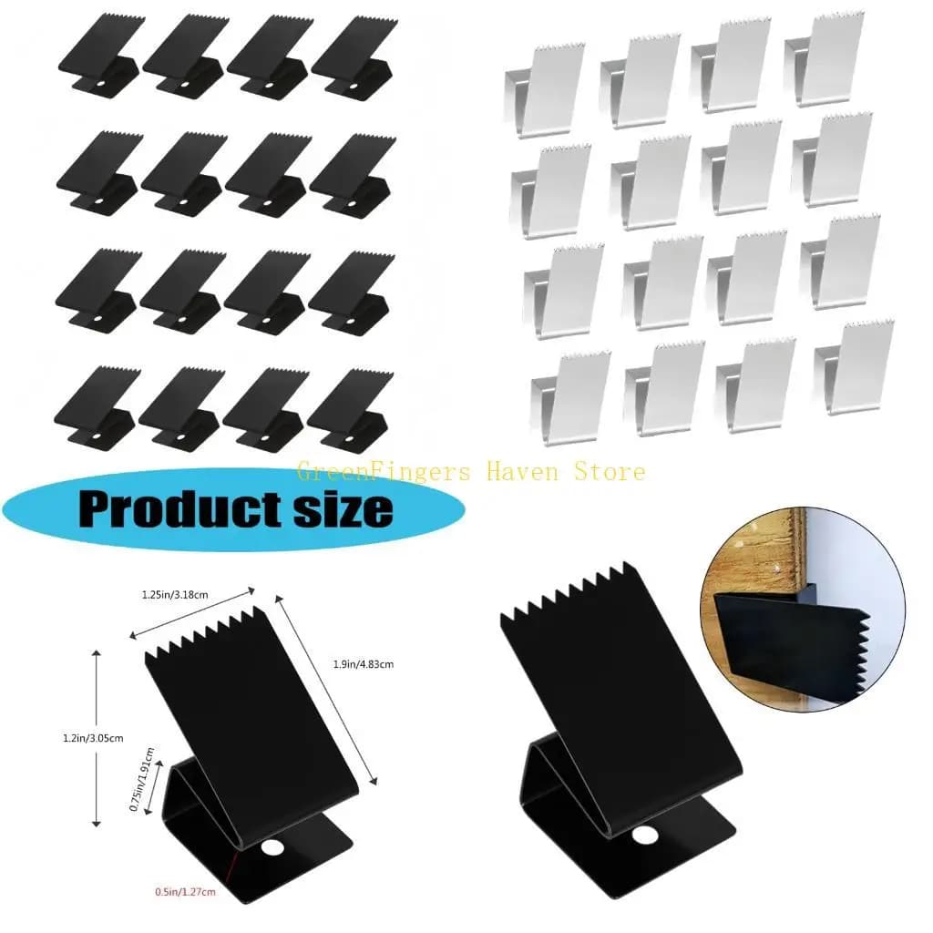 F68D 16 pezzi Clip per finestra universale Protezioni dal vento Hardware Tempeste spesse Clip per pannello Facile da installare