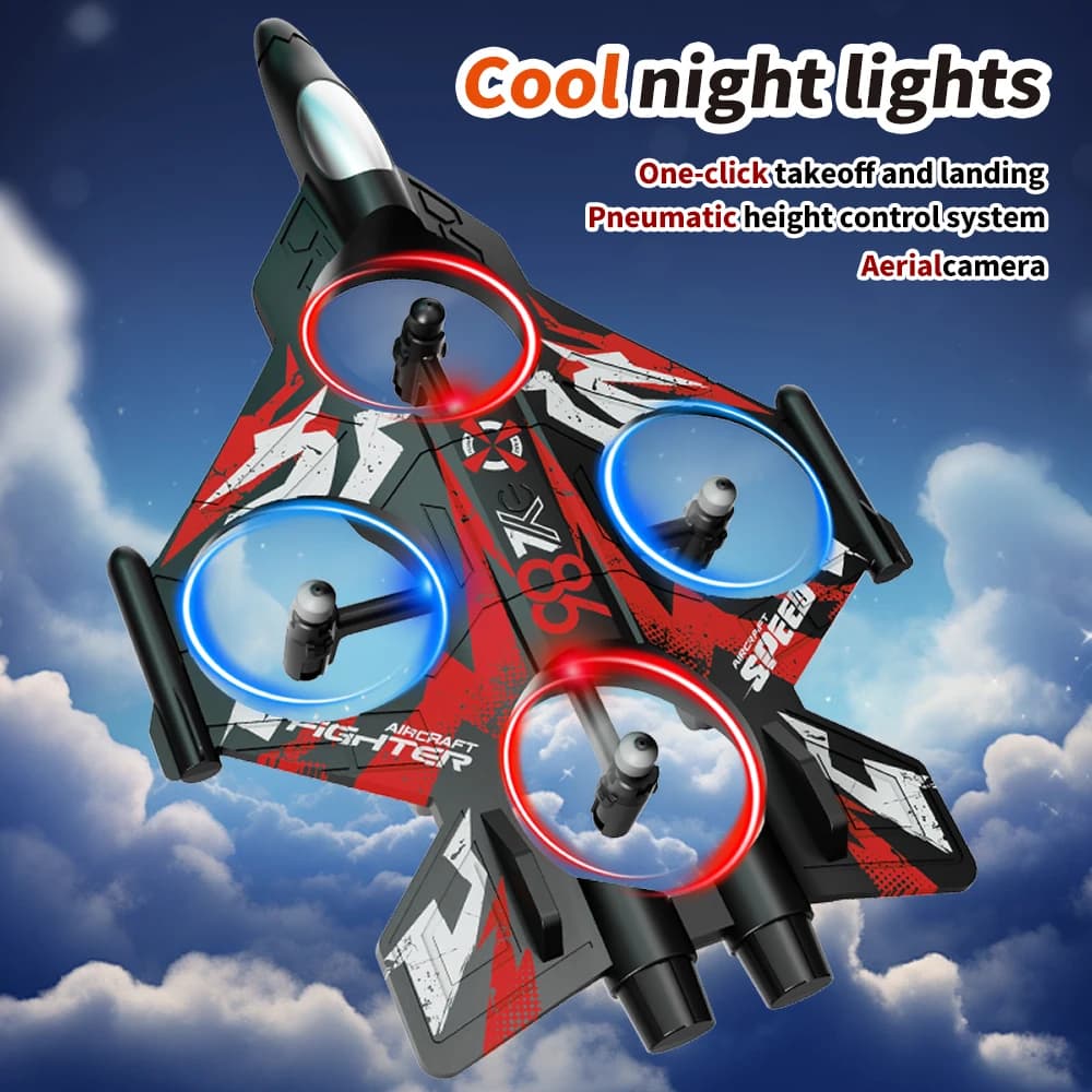 Nuovo Aereo RC in Schiuma YL86 2025, Elicottero Acrobatico RC 2.4G WIFI con Luci LED Colorate, Giocattolo per Ragazzi