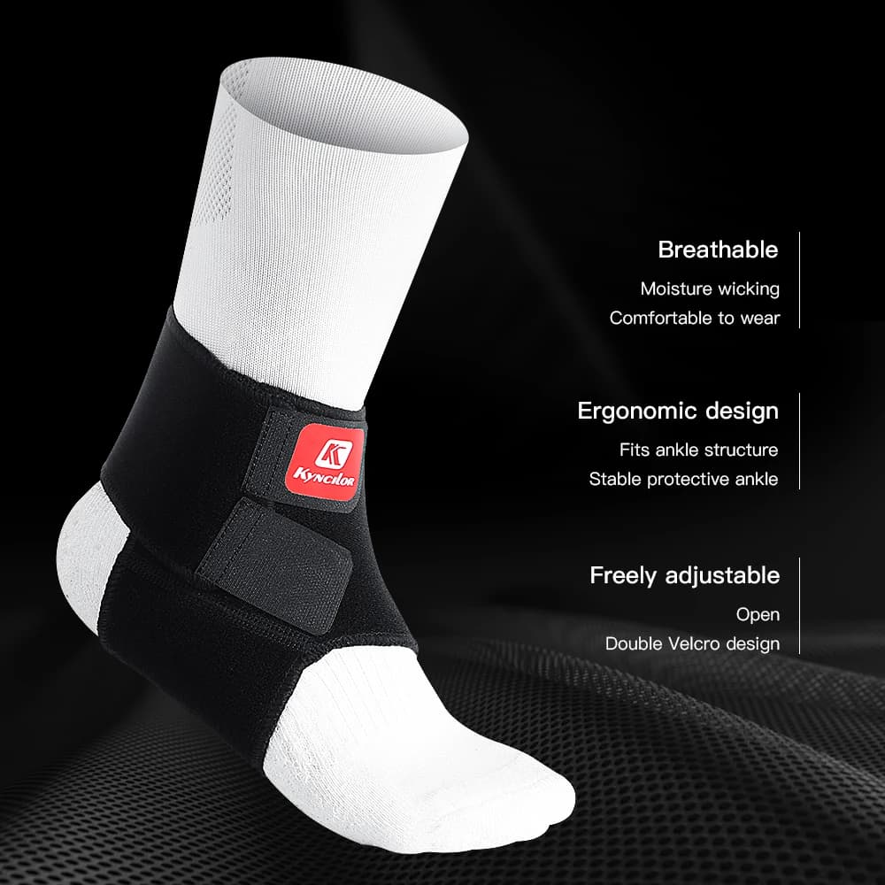 Supporto per Caviglia Sportivo, Fascia Compressiva per Sollievo dal Dolore ai Tendini, Protezione per Distorsioni del Piede, per Corsa e Basket