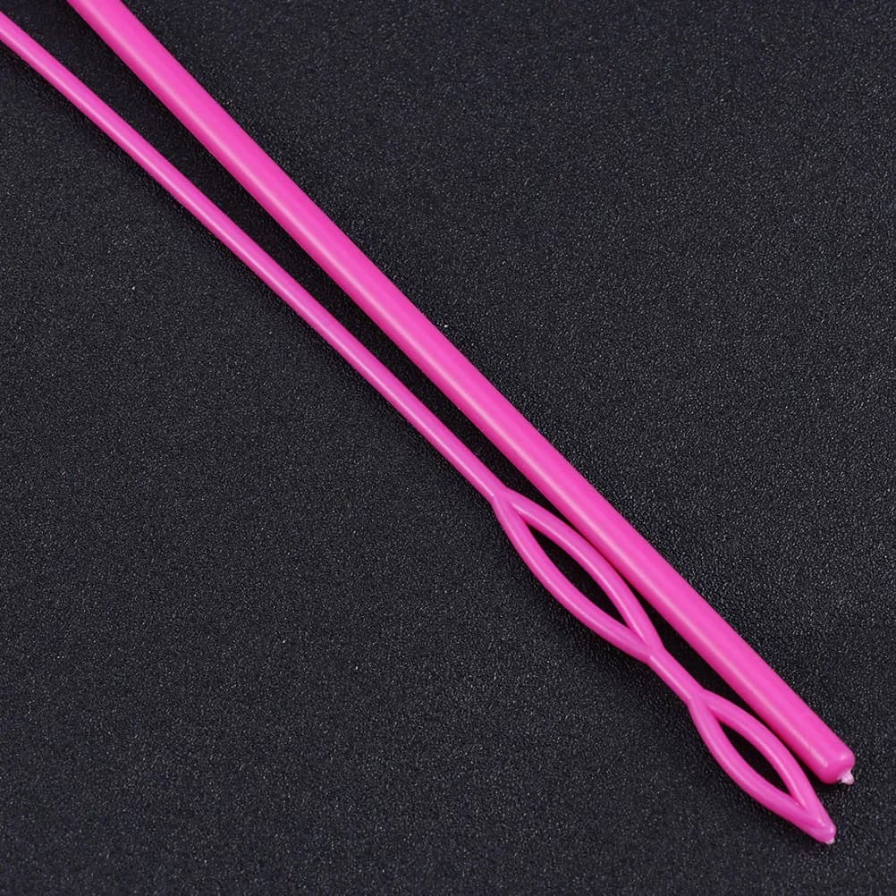 Set di 1 Kit Infilacorda con Cordoncino in Metallo e Plastica, Strumento Compatto Fai-da-te per Cucito, Guida per Infilare Corde e Ricami