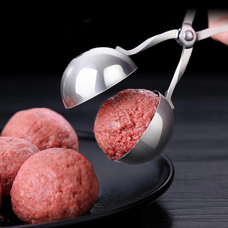 Stainless Steel Clip Papet Production Tool Round Cucchiaio for Rice Meatball Modeling Mold for Meatballs Kitchen Gadgets Non Stick