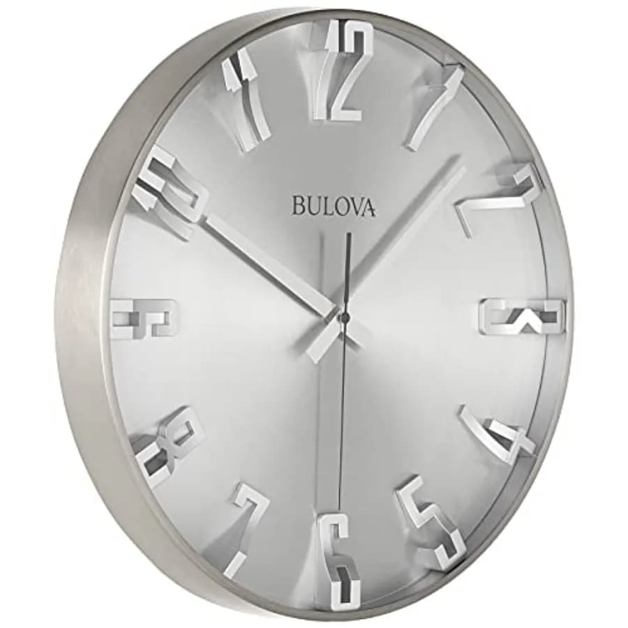 C4846 Director Wall Clock for office use, made of wood, black color, silent non-ticking movement
