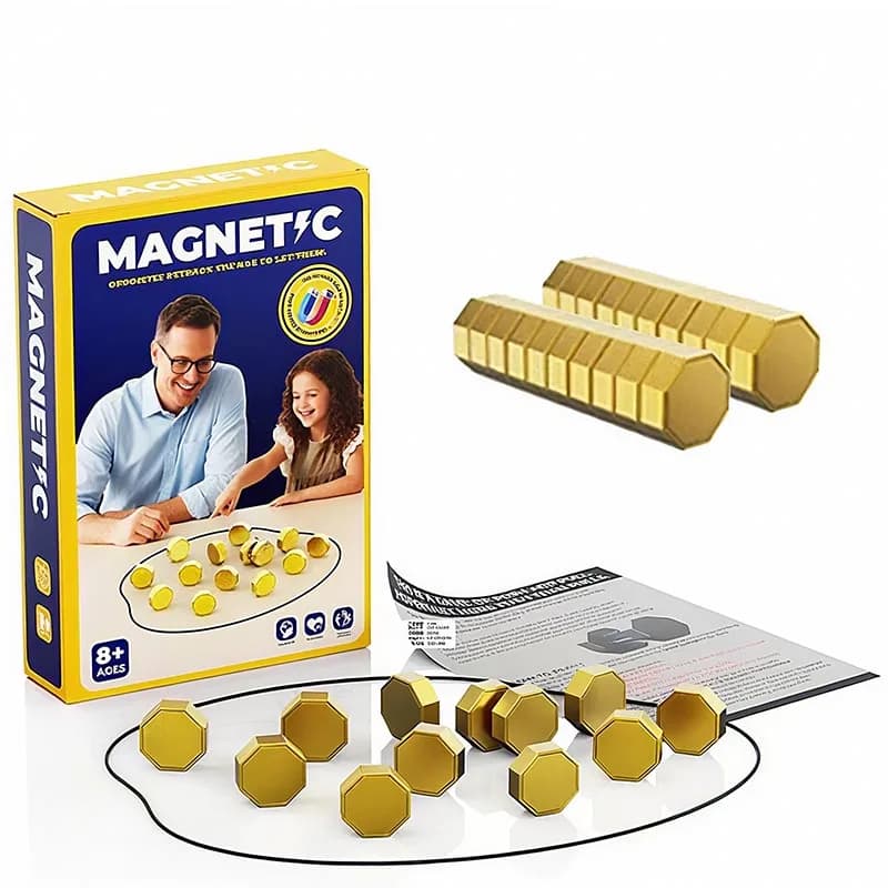 Scacchi con effetto magnetomeccanico, gioco da tavolo casual per bambini, gioco di logica, battaglia magnetica, gioco educativo