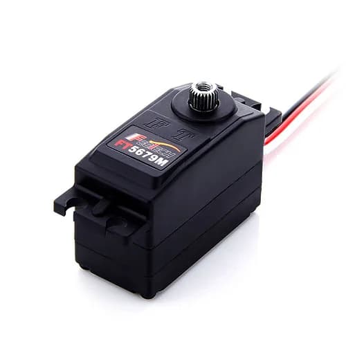 Digital servo with low-profile metal gears from 12 kg per short body for car RC 1:10 1:12 Robot from drift Arduinos