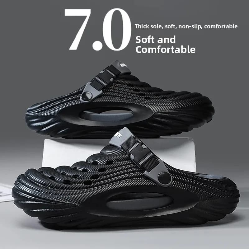 Men's Casual Summer Sandals for Office, Guide, Beach and Sports, Comfortable Shoes and Breathable EVA Light