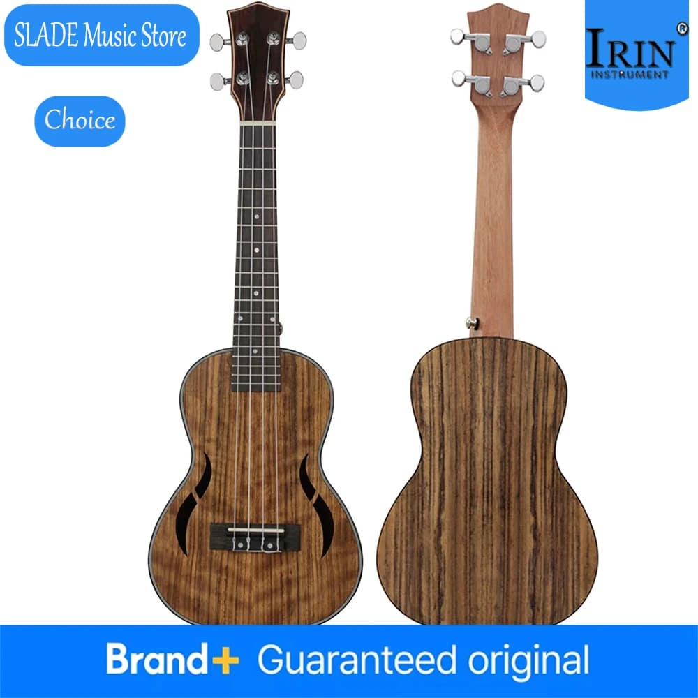 Ukulele Mini da 23/26 Pollici, Set Completo Concerto Tenore, Regalo Musicale, Legno di Noce, 18 Tasti, Quattro Corde, Chitarra Hawaiana, Parti per Ukulele