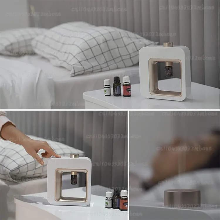 Portable Home Smart Ultrasonic Aromatherapy Essential Oil Diffusers Mini USB Fragrance Waterless Aroma Room Diffuser