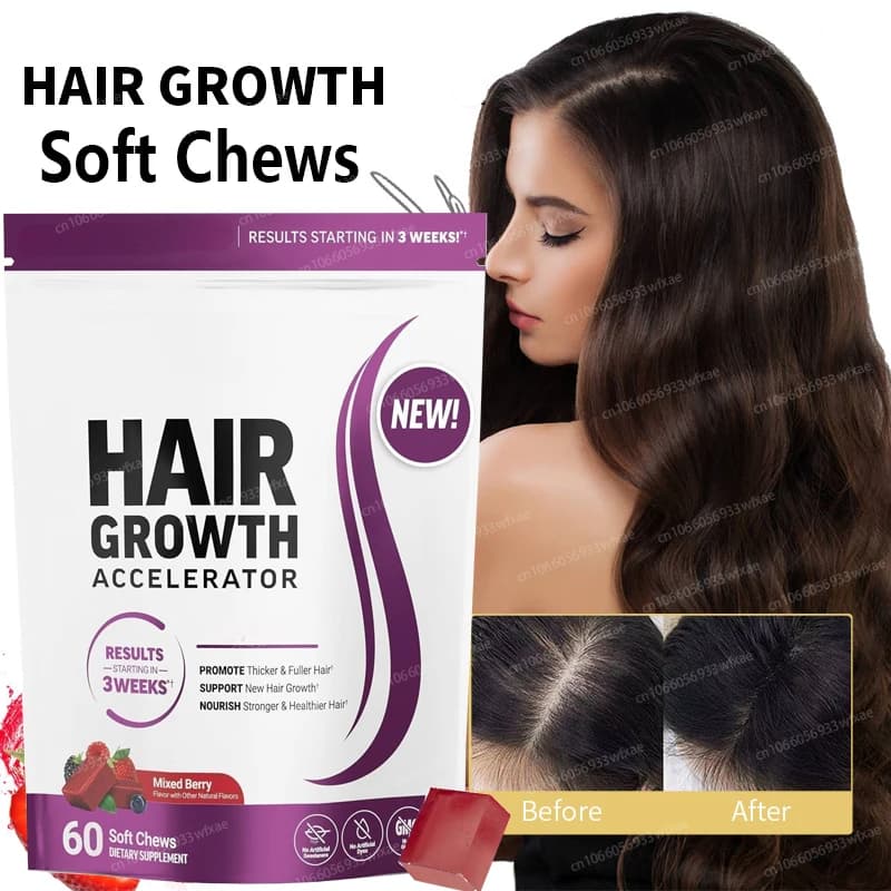 Gommose for fast hair growth in 3 weeks Accelerator for hair growth to mixed berries Anti-loss Skin Care Reduces wrinkles