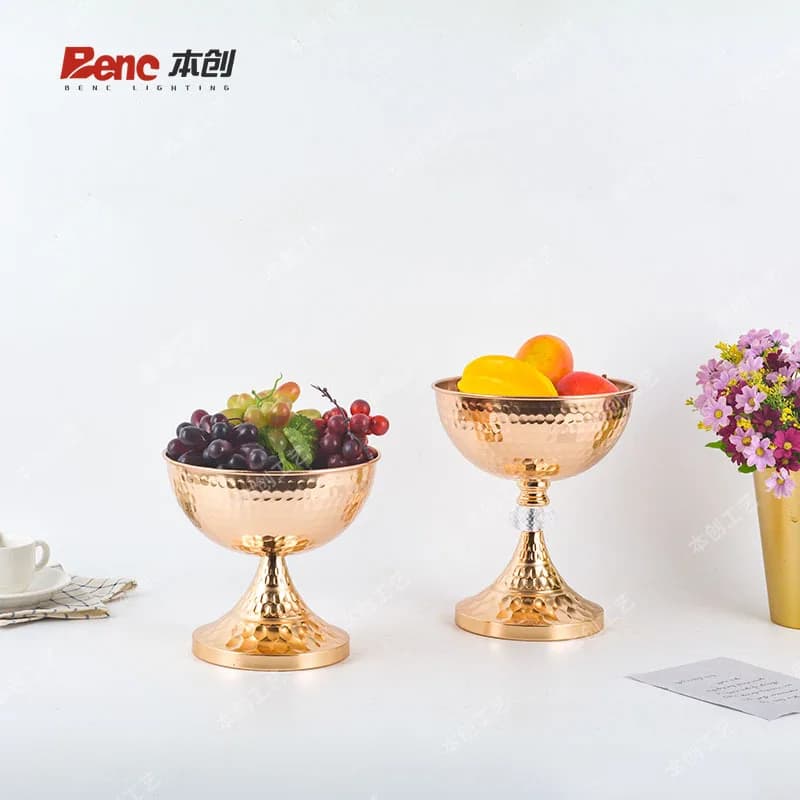 Lightweight Luxury Fruit Plate, High Iron Candy Box, Flower Jar, Snack Box, Melon Seed Plate, Living Room Furniture