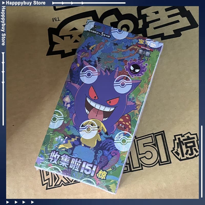 New Pkm Card Ptcg Simplified Chinese Zhu Zi Collected 151 Change Series Card Ponyta Gengar Collectible Blind Box Game Cards Toy