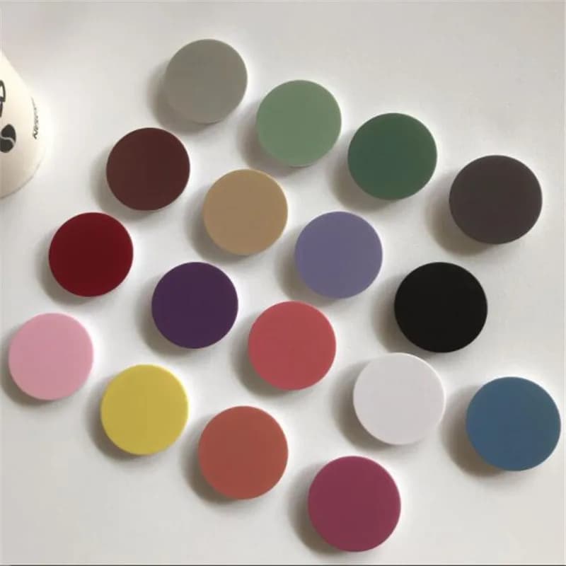 Supporto per Telefono Espandibile a Forma di Macaron, Supporto da Tavolo Pieghevole per Smartphone