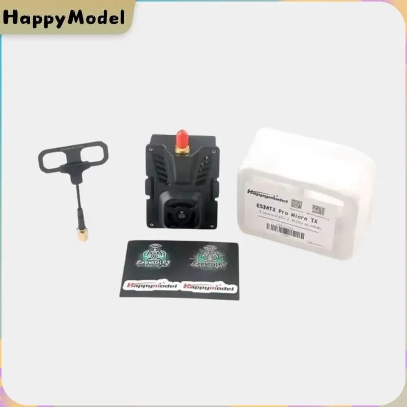 HappyModel Nuovo ES24TX Pro 1000mW 2.4G ExpressLRS ELRS Micro TX Modulo con Ventola di Raffreddamento Modulo LED RGB per RC Aereo FPV Drone