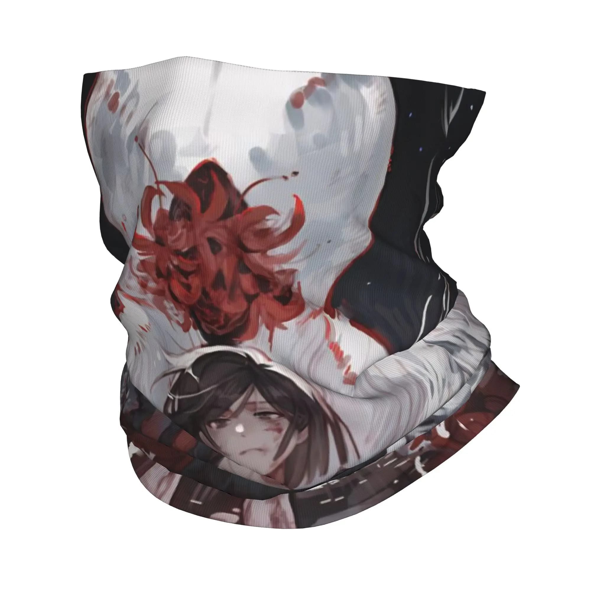 Game Silent Hill F Anime Bandana Copricollo Printed Scarf Magical Calda Face Mask for Unisex Adult Hiking