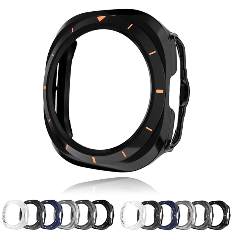 Cover per PC per Samsung Galaxy Watch 7 Ultra 47mm Accessori per custodia Nessuna protezione per schermo per Galaxy Watch 7 Paraurti ultra protettivo