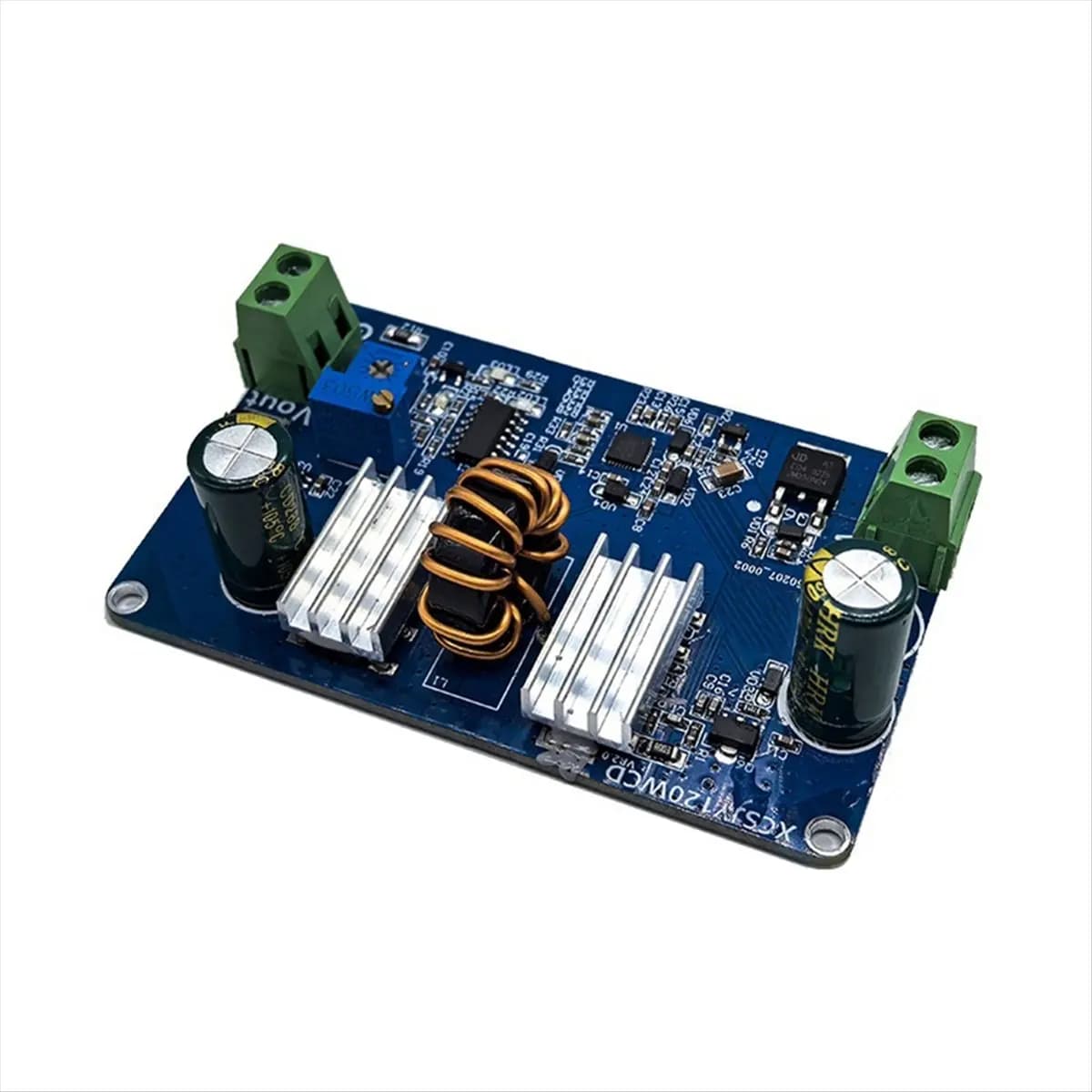 DC-DC 5-35V to 5-28V Adjustable Constant Voltage Current Step-Up Step-Down Converter Module 100W Solar Controller Module