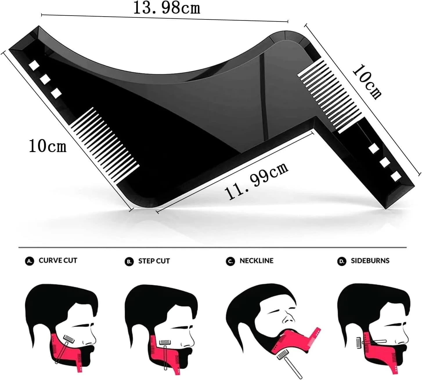 Shaving comb Basettes Styling combs Ribbon brushes Finishing pattern Shaving comb styling combs Make-up comb Use with regulator or shaver