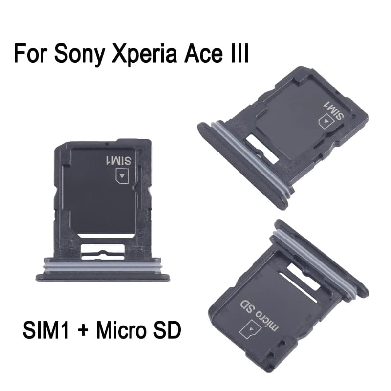 SIM Card Tray For Sony Xperia Ace III Phone, SIM1 + Micro SD Card Tray Adapter Replacement Part